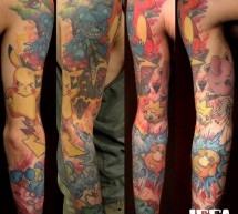 Crazy Pokemon tattoo