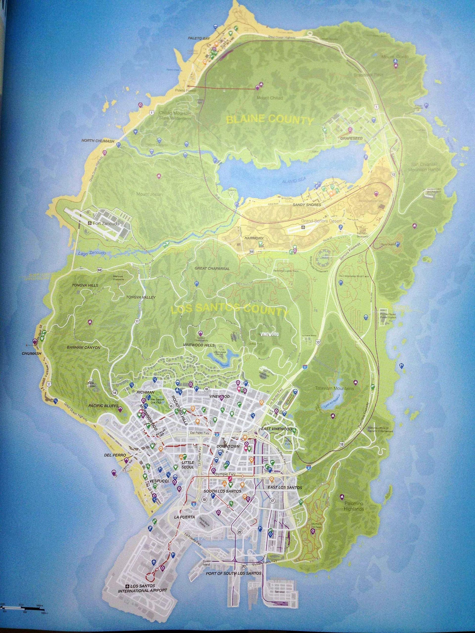 GTA V Map leaked