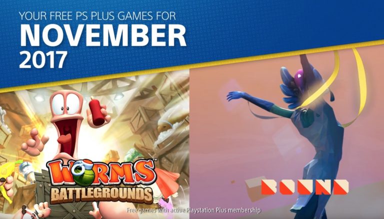 Free PlayStation Plus games for November
